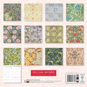 2017 William Morris Wall Calendar Wall Art Prints Paper Design No Frame