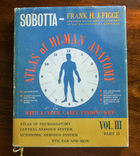 Load image into Gallery viewer, The Atlas of Human Vintage Anatomy Medical Book Vol. III 3 Part II 2 Sobotta
