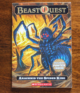 Beastquest Beast Quest Series Book 11 Arachnid the Spider King with Poster