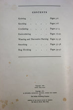 Load image into Gallery viewer, Vintage The Beginner&#39;s Book of Needlecraft Needle Craft Ella L. Langenberg 1948
