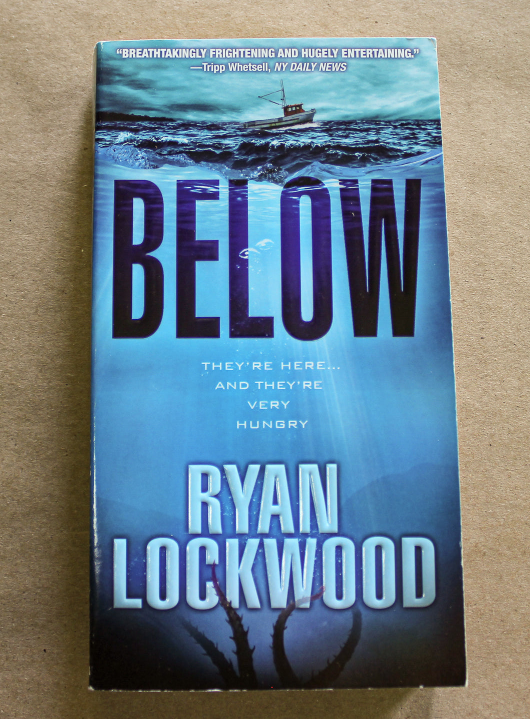 Below by Ryan Lockwood Book 2013 Paperback Novel Nautical Sci Fi Science Fiction