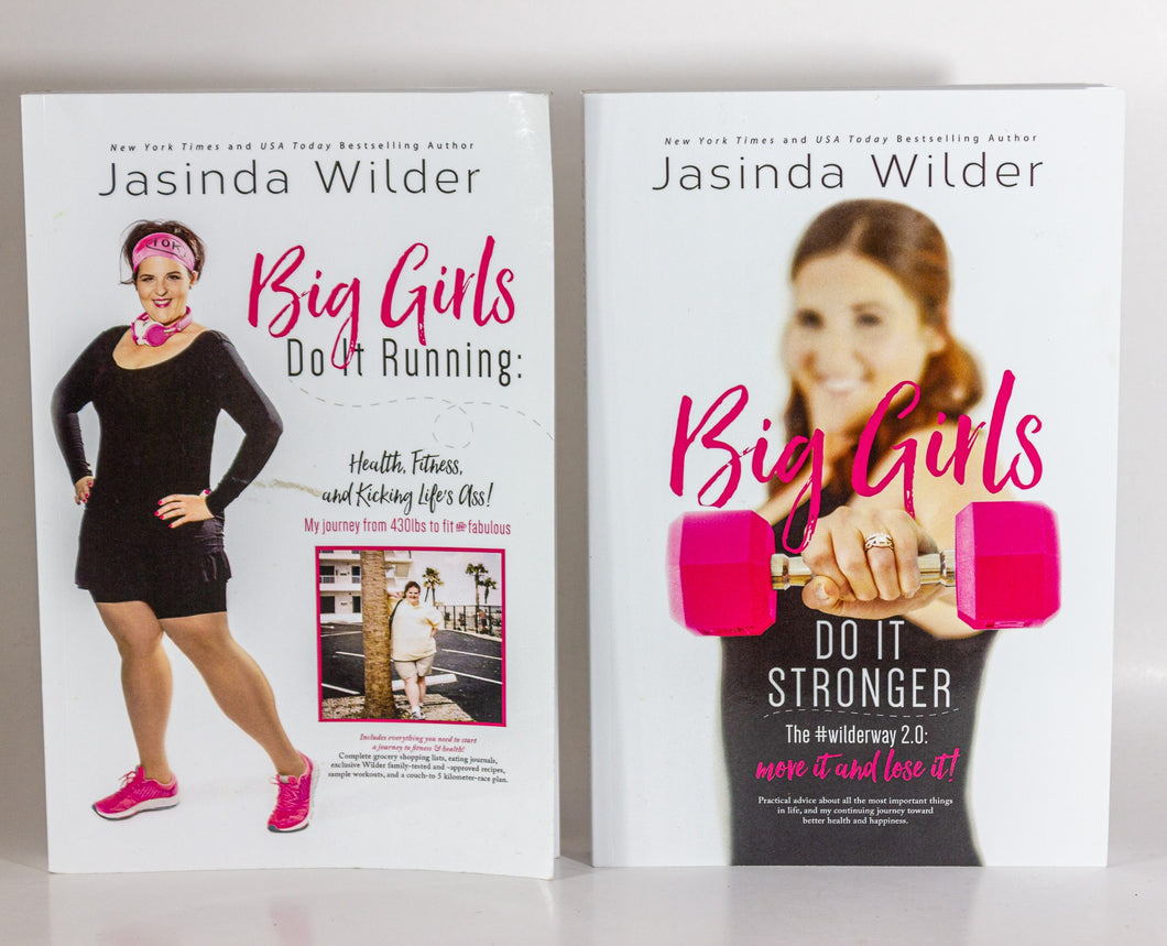 Big Girls Do It Running Stronger Journal Book Lot by Jasinda Wilder Weight Loss