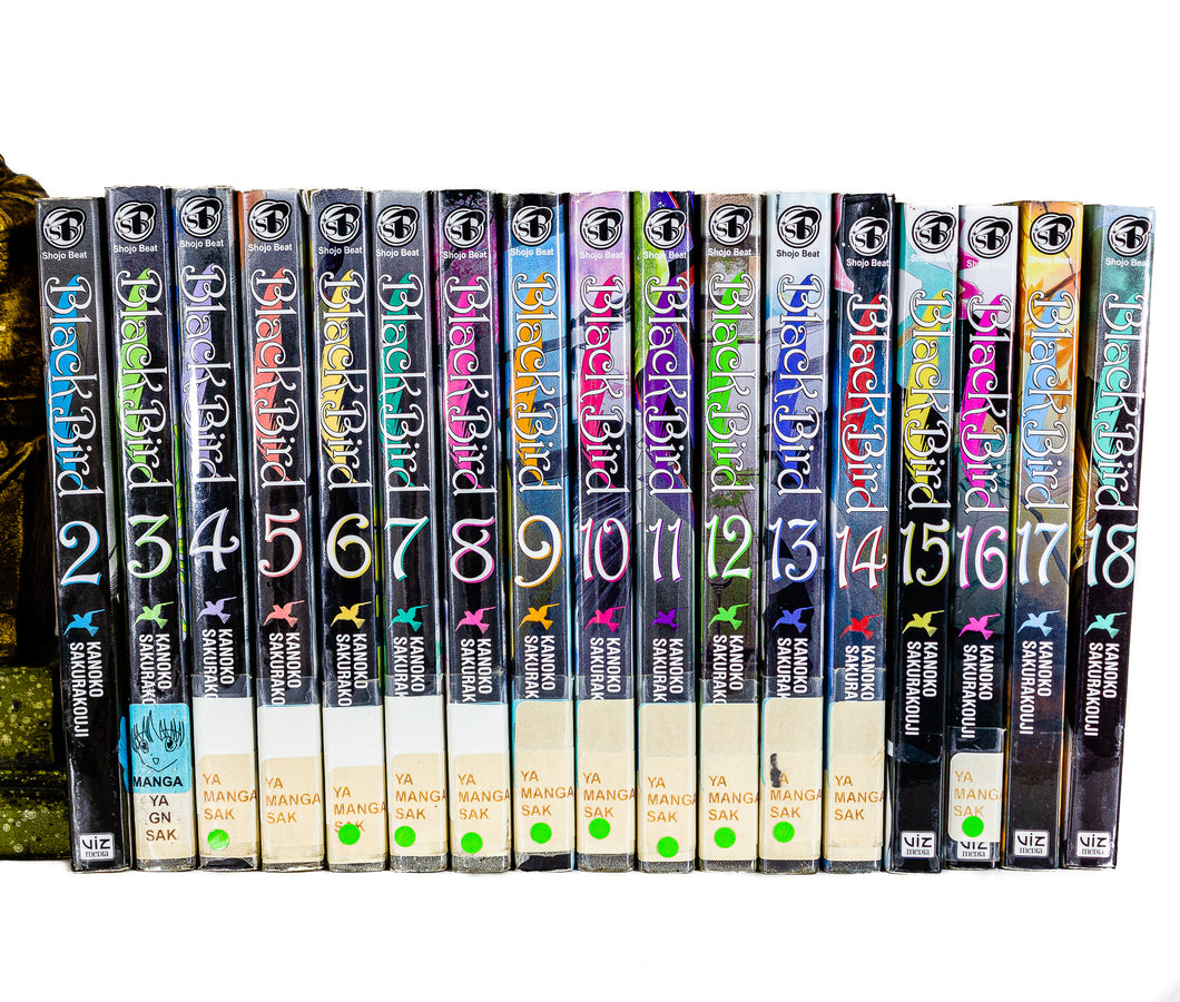 Blackbird Black Bird Manga Series Book Lot Set 2-18 by Kanoko Sakurakouji 3 4 5