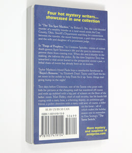Blood Threat and Fears by Dan Sontup SIGNED Mystery Short Story Collection Book
