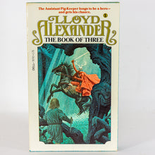 Load image into Gallery viewer, The Book of Three 3 by Lloyd Alexander 1980 Vintage Paperback First 1st Edition
