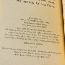 Load image into Gallery viewer, The Book of Three 3 by Lloyd Alexander 1980 Vintage Paperback First 1st Edition
