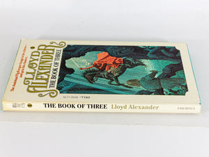 The Book of Three 3 by Lloyd Alexander 1980 Vintage Paperback First 1st Edition