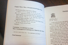 Load image into Gallery viewer, Catholic Book On Mary Coredemptrix, Mediatrix and Advocate Mark I. Miravalle

