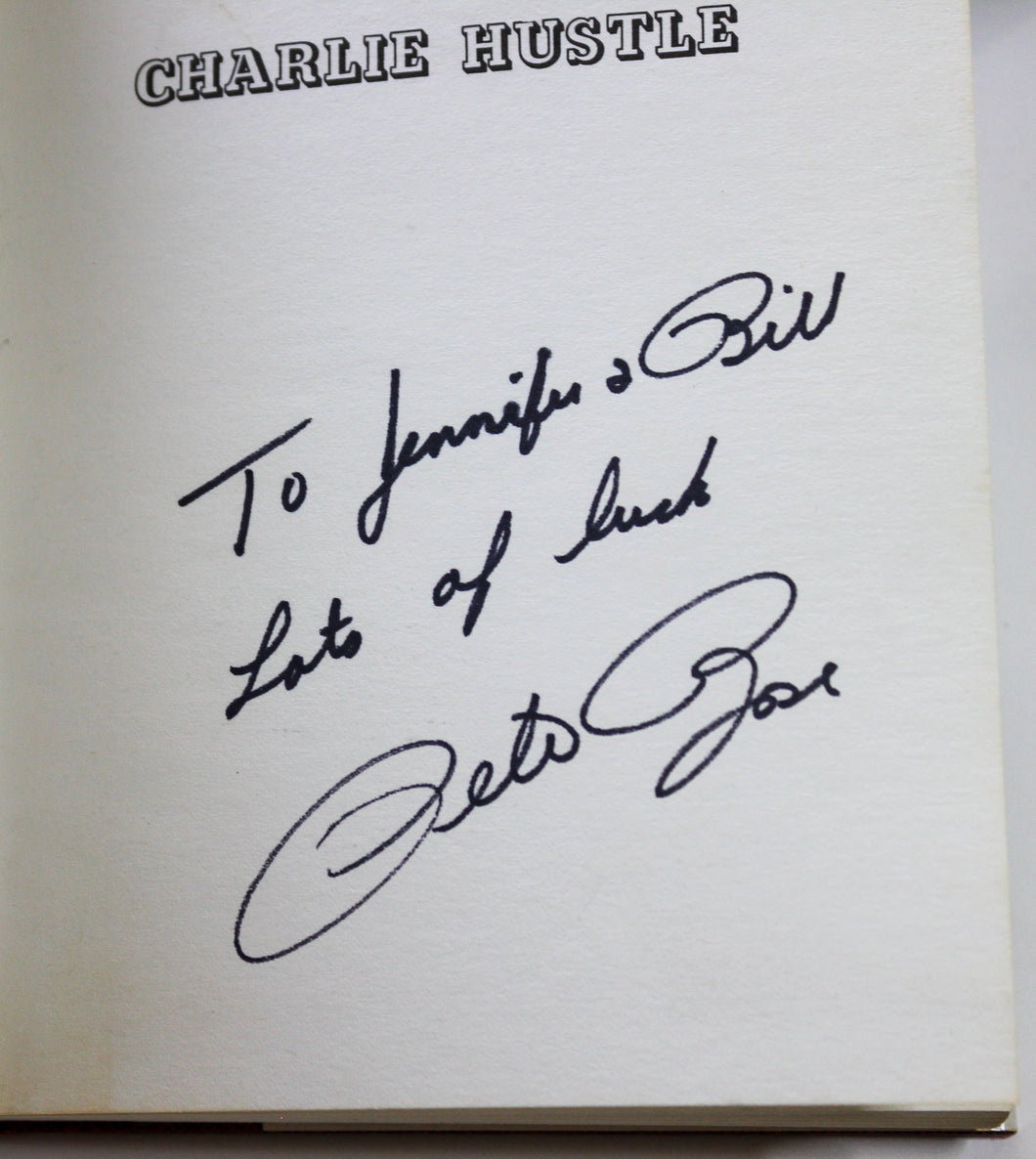 Charlie Hustle by Pete Rose SIGNED Autographed Diary Baseball Book Memorabilia