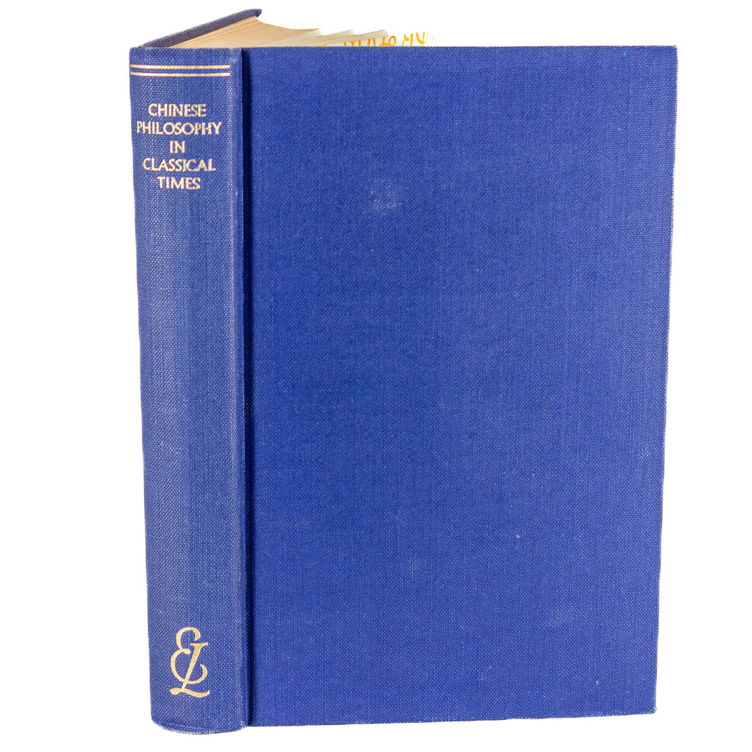 Chinese Philosophy in Classical Times Vintage Everymans Library Dent No 973 Book
