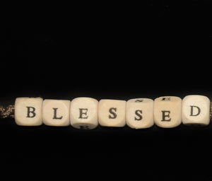 Christian Blessed Beaded Religious Handmade Lanyard Necklace ID Badge Holder