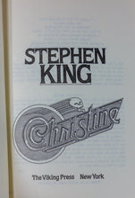 Load image into Gallery viewer, Christine by Stephen King Hardcover 1983 Book Vintage Hardback 1st Edition BCE
