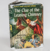 Load image into Gallery viewer, The Clue of the Leaning Chimney by Carolyn Keene 1949 Vintage Nancy Drew Book 26
