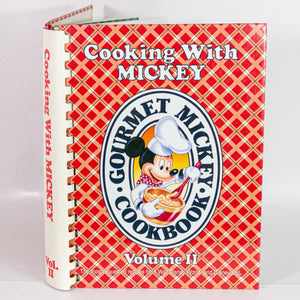 Cooking With Mickey Gourmet Cookbook Volume II 2 Recipes Walt Disney World Book