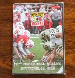 Depauw University vs Wabash College D3 Football DVD 2010 Monon Bell Classic Game