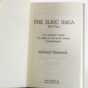 The Elric Saga Series Part 1 2 I II of Melnibone by Michael Moorcock Hardcover