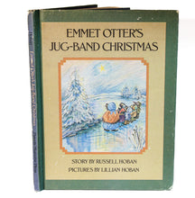 Load image into Gallery viewer, Emmet Otters Jug-Band Christmas Book Russell Hoban Parents&#39; Magazine Press 1971
