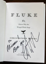 Load image into Gallery viewer, Fluke by Christopher Moore SIGNED First 1st Edition Hardcover Hardback Book 2003
