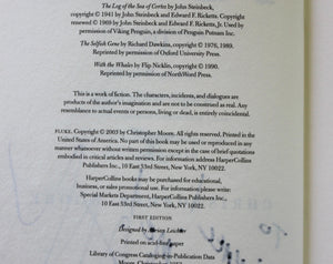 Fluke by Christopher Moore SIGNED First 1st Edition Hardcover Hardback Book 2003