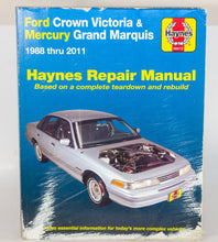 Load image into Gallery viewer, Ford Crown Victoria Mercury Grand Marquis 1988-2011 Auto Car Repair Manual
