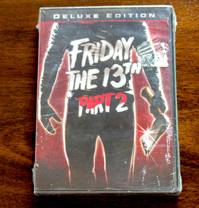 Friday the 13th Jason Part 2 II Deluxe Edition Vintage Horror Movie DVD