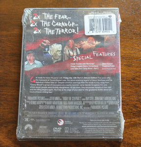 Friday the 13th Jason Part 2 II Deluxe Edition Vintage Horror Movie DVD