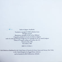 Load image into Gallery viewer, I Don&#39;t Want to Go to Bed by Astrid Lindgren Book 1st Edition 1988 Hardcover DJ

