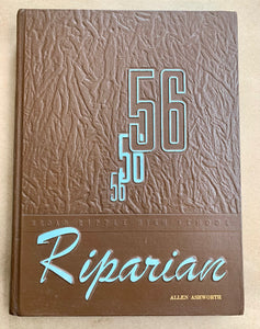 The Riparian 1956 Broad Ripple High School Antique Yearbook Indianapolis Indiana