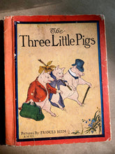 Load image into Gallery viewer, The 3 Three Little Pigs and the Foolish Pig by Frances Beem Antique Childrens Bk
