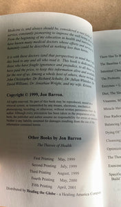 Lessons From the Miracle Doctors by John Jon Barron Guide to Optimum Health 1999