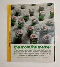 Load image into Gallery viewer, 7up 7 Up Vintage Soda Ad Advertising Saturday Evening Post Party Discoveries &#39;67

