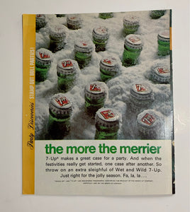 7up 7 Up Vintage Soda Ad Advertising Saturday Evening Post Party Discoveries '67