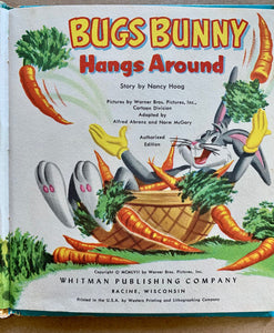 Bugs Bunny Hangs Around Bunnys Birthday Surprise Vintage 1960s Children Book Lot