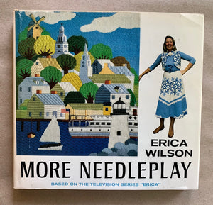 More Needlework Erica Wilson Book Vintage Needlepoint Crewel Embroidery Quilting