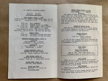 Load image into Gallery viewer, Christian Art Vintage Palm Sunday Church Bulletin St Martins Episcopal Church TX
