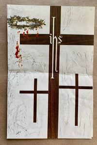 Christian Art Vintage Palm Sunday Church Bulletin St Martins Episcopal Church TX