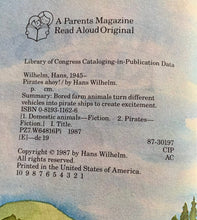 Load image into Gallery viewer, Pirates Ahoy! Hans Wilhelm First 1st Edition Vintage Childrens Picture Book 1987

