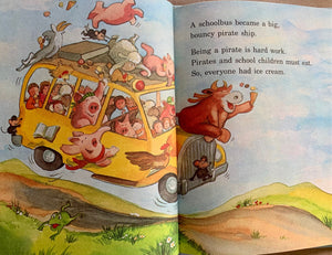 Pirates Ahoy! Hans Wilhelm First 1st Edition Vintage Childrens Picture Book 1987