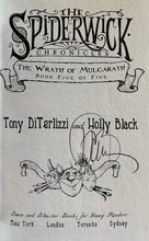 Load image into Gallery viewer, The Spiderwick Chronicles Series 5 The Wrath of Mulgarath Holly Black SIGNED BK
