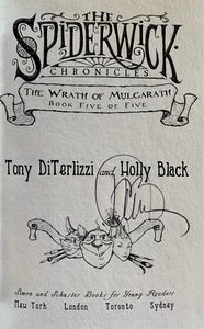 The Spiderwick Chronicles Series 5 The Wrath of Mulgarath Holly Black SIGNED BK