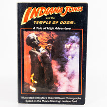 Load image into Gallery viewer, Indiana Jones and the Temple of Doom Vintage Movie Tie In Book 1st Edition Photo
