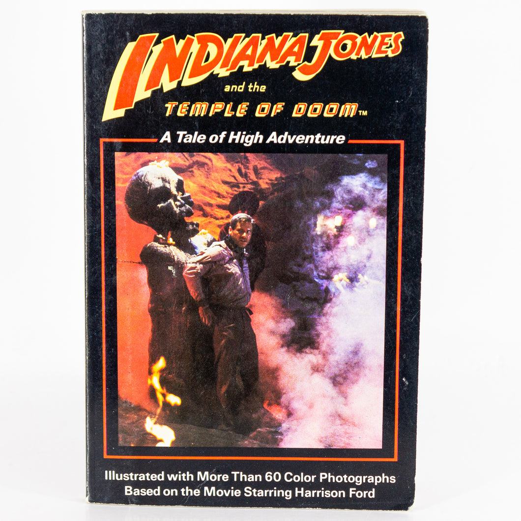 Indiana Jones and the Temple of Doom Vintage Movie Tie In Book 1st Edition Photo