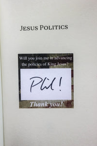 Jesus Politics by Phil Robertson Robertsen Autographed Signed Book 1st Edition