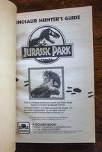 Load image into Gallery viewer, Jurassic Park Vintage Movie Book Dinosaur Hunters Guide Puzzle Action Photo 1993

