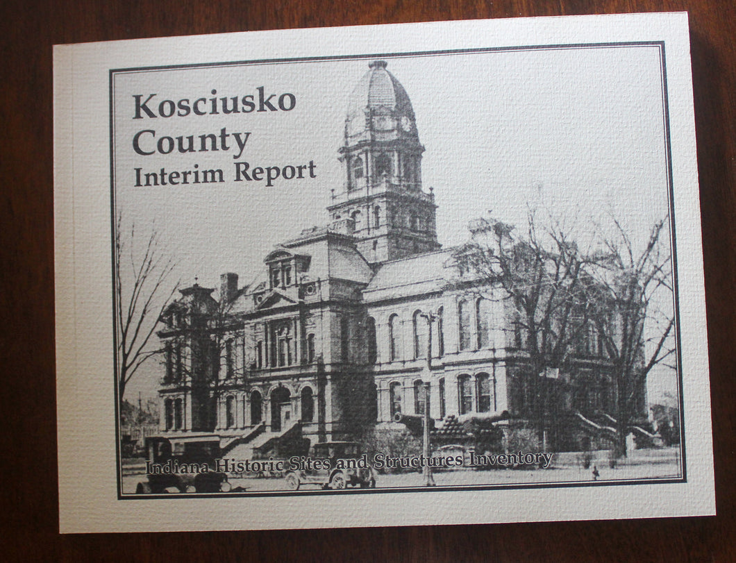 Kosciusko County Interim Report Indiana Historic Sites Houses Warsaw IN