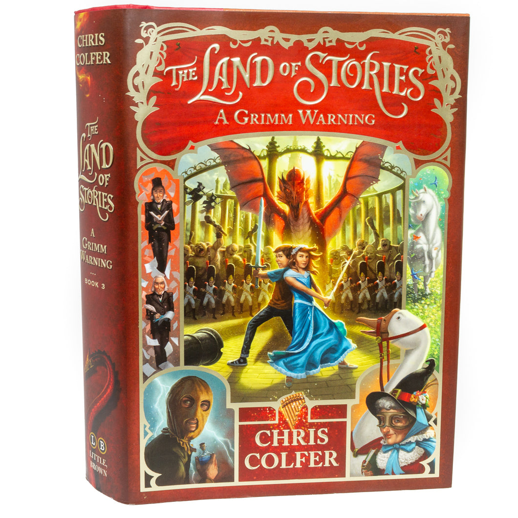 The Land of Stories Series 2 A Grimm Warning by Chris Colfer First Edition 1st