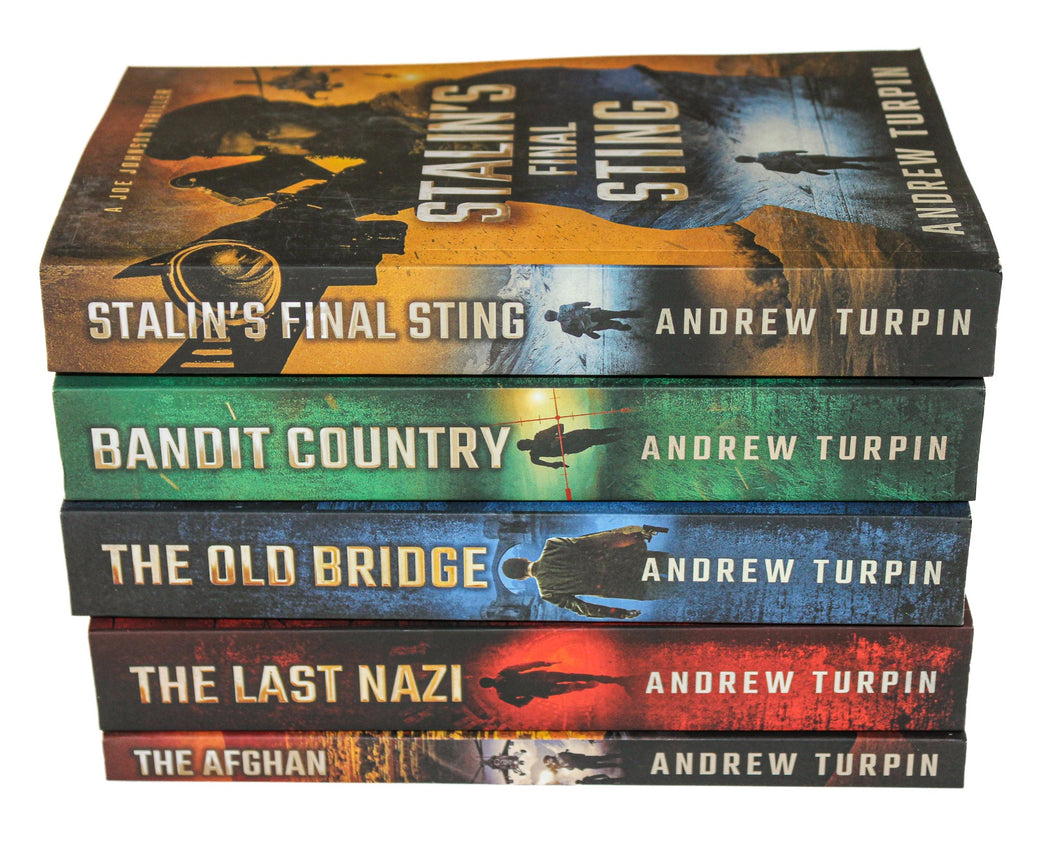The Last Nazi Joe Johnson Series Book 1 2 3 4 Prequel by Andrew Turpin Lot MINT