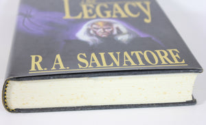 The Legacy by RA R.A. Salvatore SIGNED First 1st Edition Legend of Drizzt Book 7