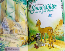 Load image into Gallery viewer, Lot of 2 Vintage Walt Disney Snow White and the Seven 7 Dwarfs Picture Books
