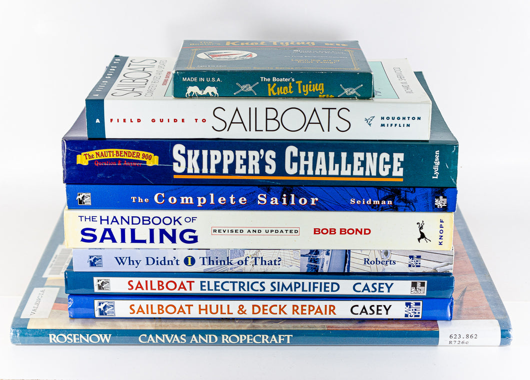 Lot of Boating Sailing Sailboat Sail Boat Books Maintenance Repair Field Guide